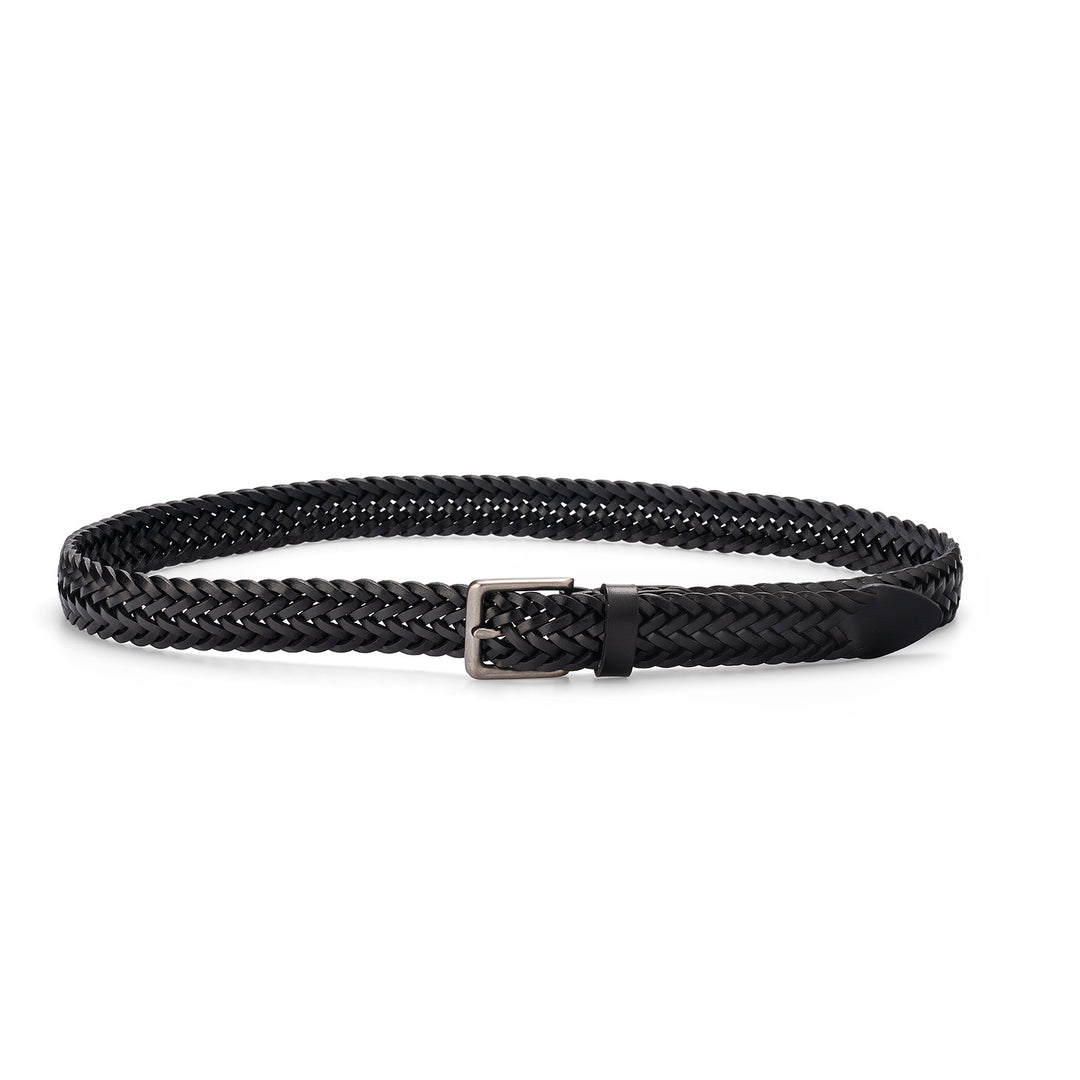 Cinturón de mujer de colección sencilla de piel curtida vegetal