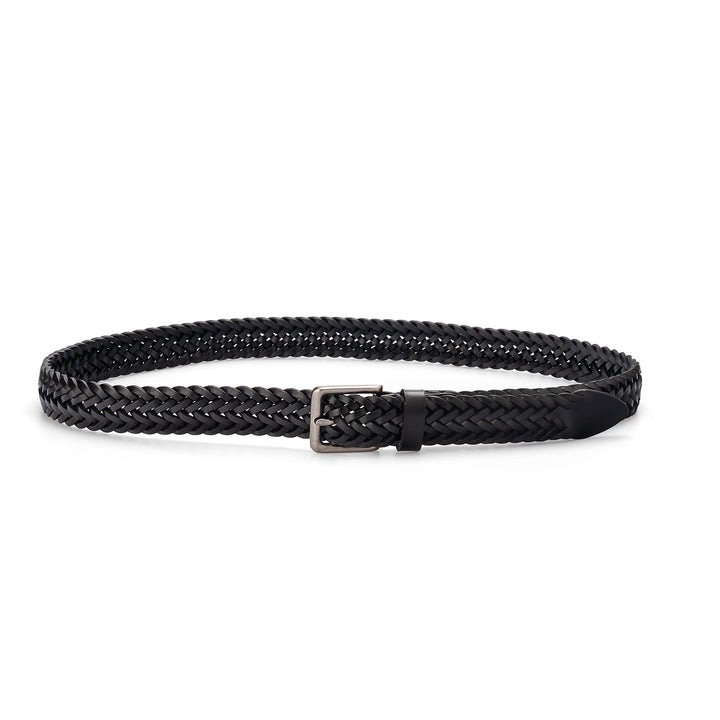 Cinturón de mujer de colección sencilla de piel curtida vegetal