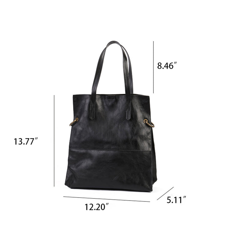 Sac fourre-tout vintage minimaliste grande capacité, sac bandoulière