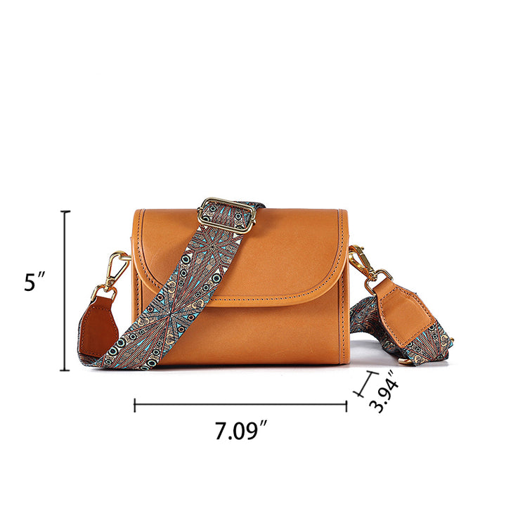 Sac bandoulière Street Trend Satchel en cuir de vachette pour femme