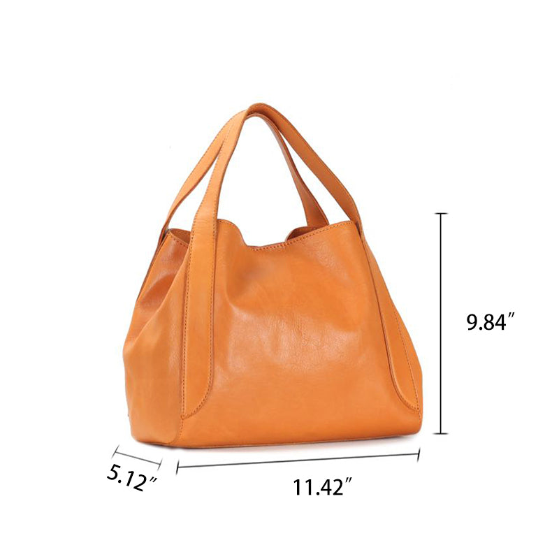 Sac bandoulière femme en cuir de vachette tanné végétal New Trends