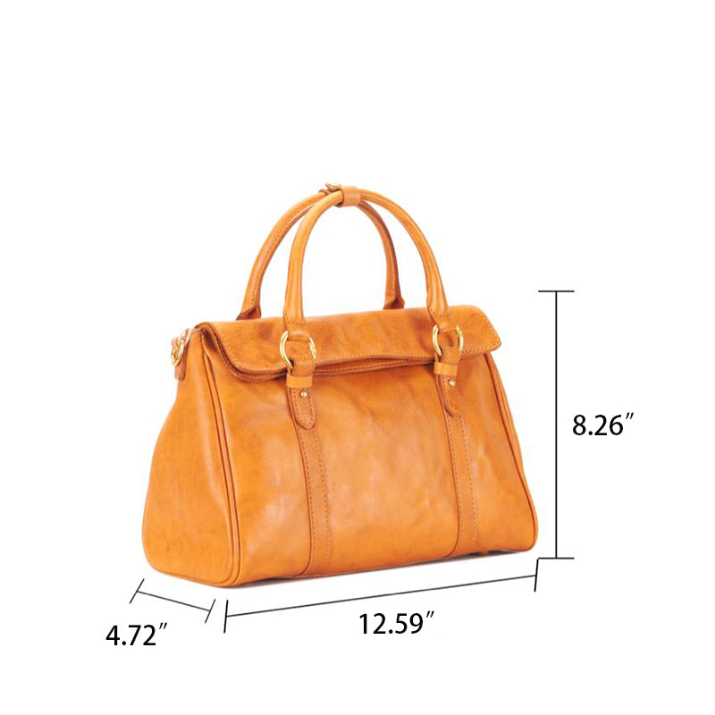 Sac à main bandoulière rétro en cuir grande capacité