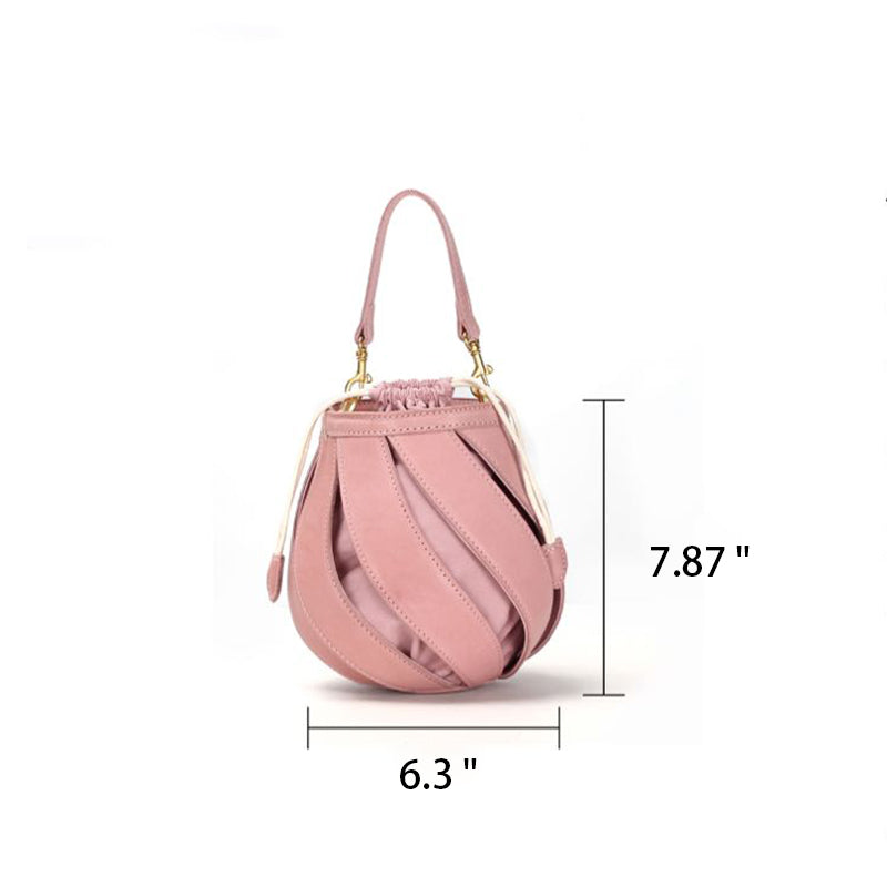 Sac bandoulière Dwarves Fine Style en cuir tanné végétal