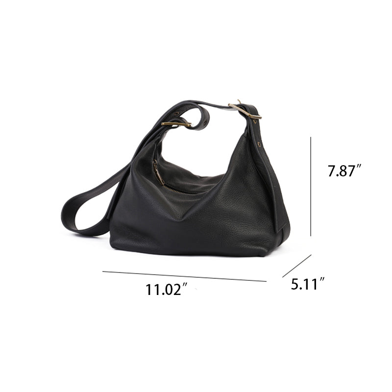 Sac messager rétro tendance pour femme, en cuir de vachette souple, idéal pour le travail