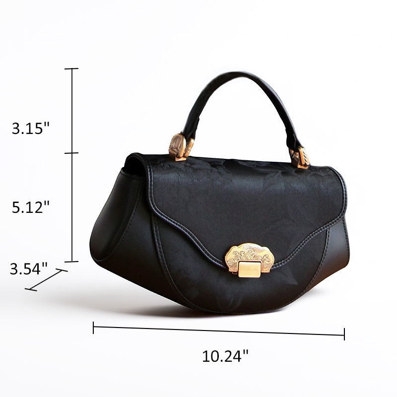 Fashion Style Elegant Bag Mini Saddle Silk Crossbody Handbag