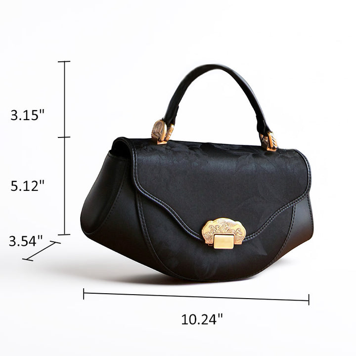 Fashion Style Elegant Bag Mini Saddle Silk Crossbody Handbag