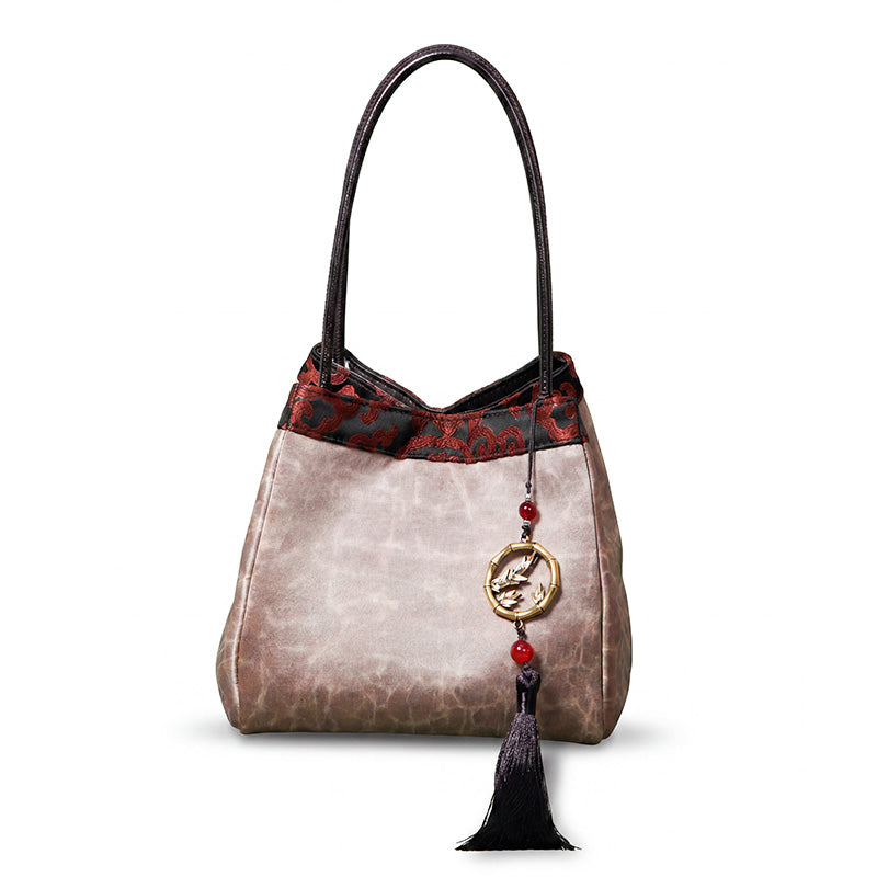 Brocade Silk Material Handbag Multi Pattern Chinese Silk Bag