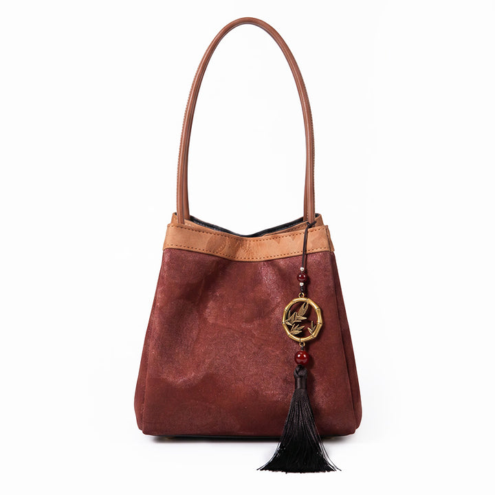 Brocade Silk Material Handbag Multi Pattern Chinese Silk Bag