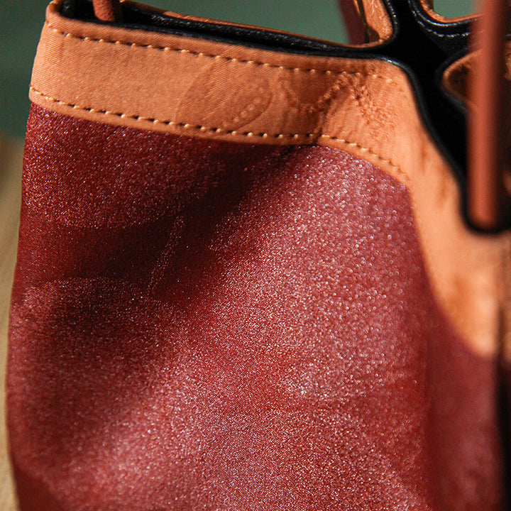 Brocade Silk Material Handbag Multi Pattern Chinese Silk Bag