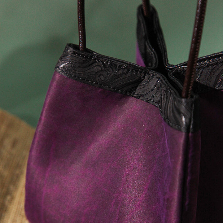 Brocade Silk Material Handbag Multi Pattern Chinese Silk Bag