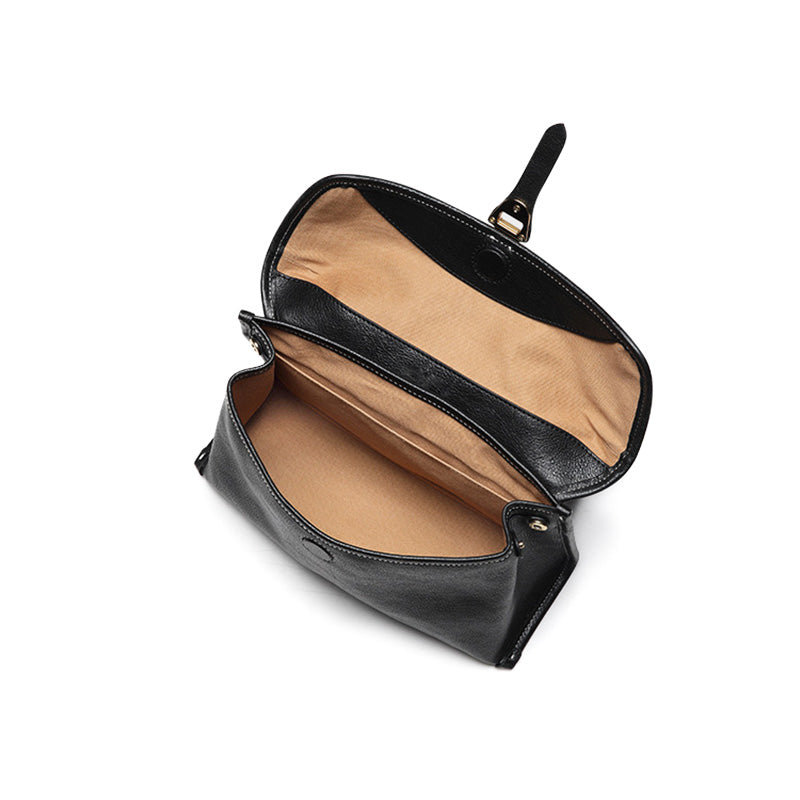 Leather Satchel Bag for Women Vegetable Tanned Structured Satchel Crossbody Work Bag