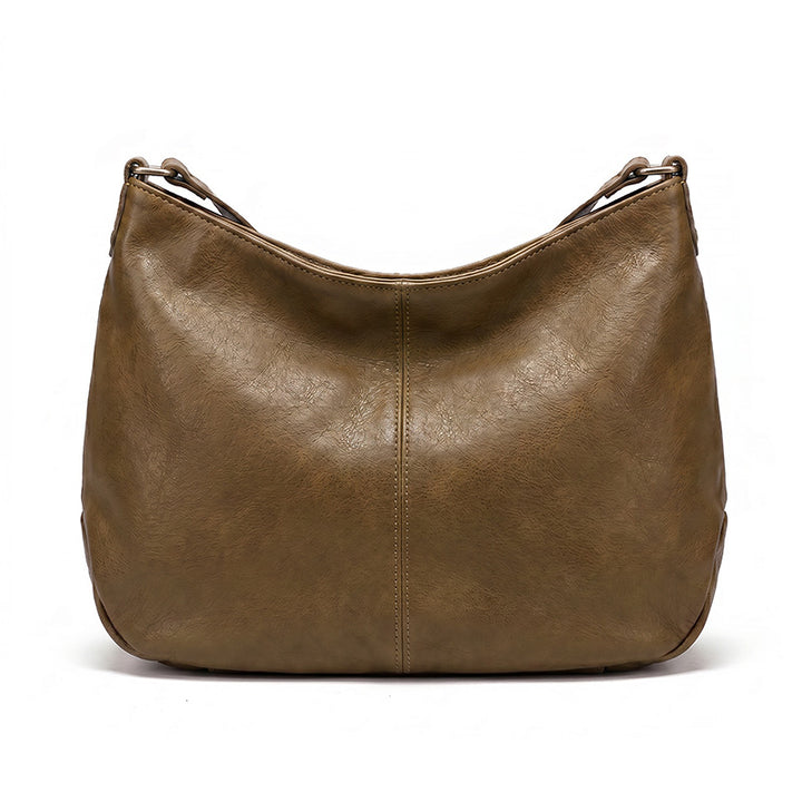 Sac fourre-tout polyvalent grande capacité en cuir de vachette tanné végétal