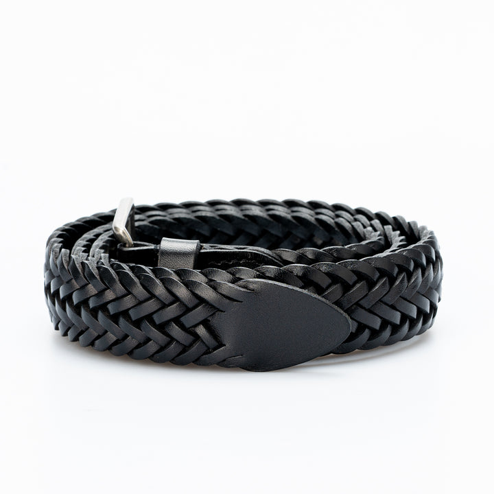 Cinturón de mujer de colección sencilla de piel curtida vegetal