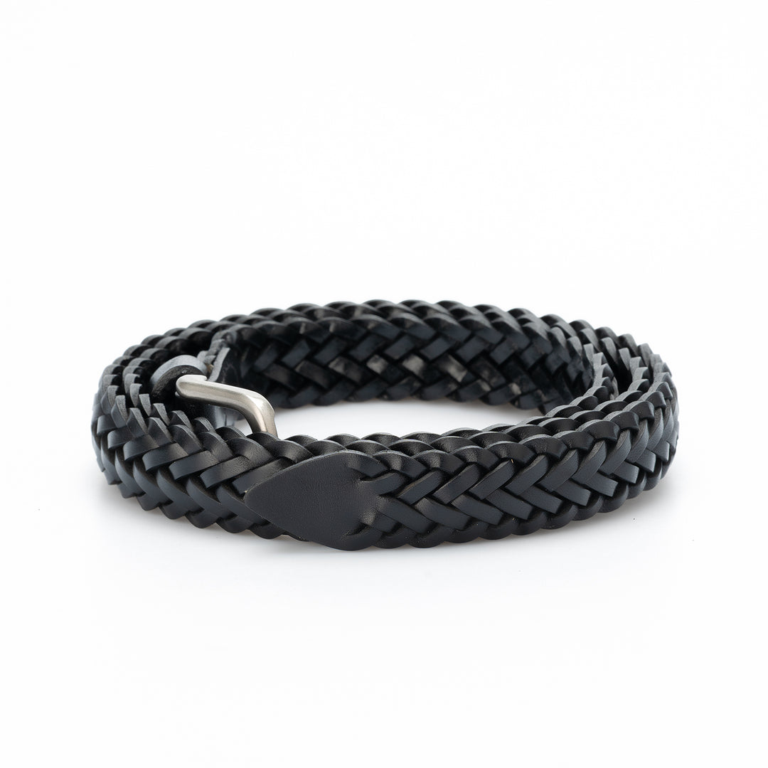 Cinturón de mujer de colección sencilla de piel curtida vegetal
