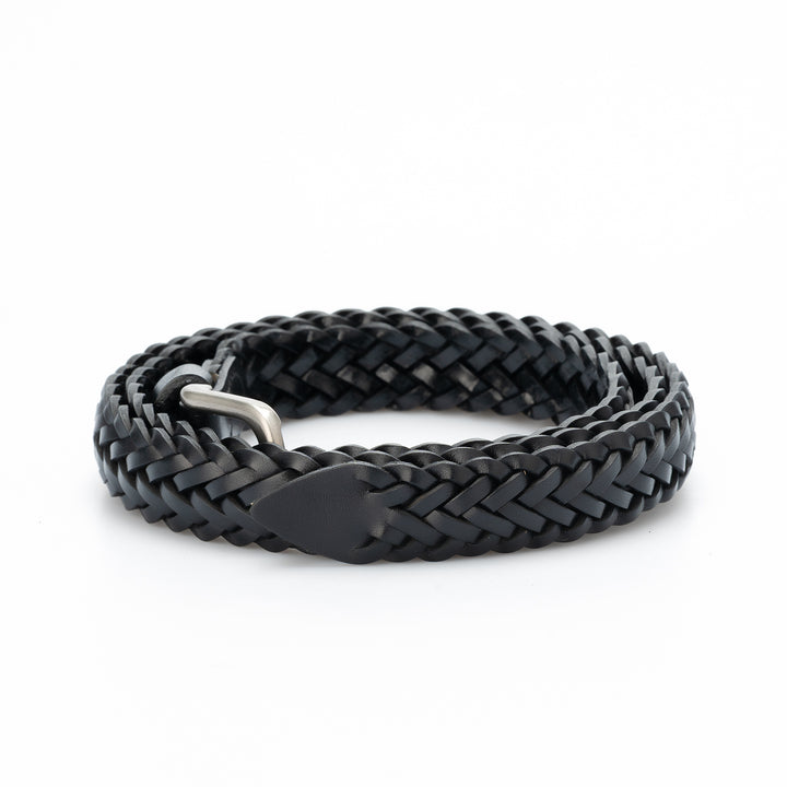 Cinturón de mujer de colección sencilla de piel curtida vegetal