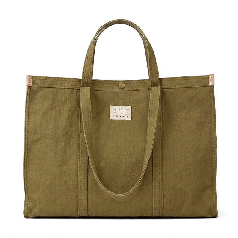 Large Canvas Tote Bag Heavy Duty Oversized Shoulder Bag Work Travel