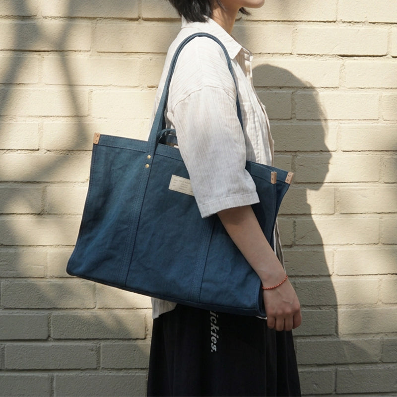 Large Canvas Tote Bag Heavy Duty Oversized Shoulder Bag Work Travel