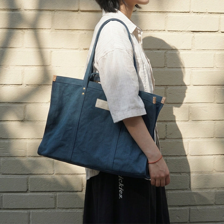 Large Canvas Tote Bag Heavy Duty Oversized Shoulder Bag Work Travel