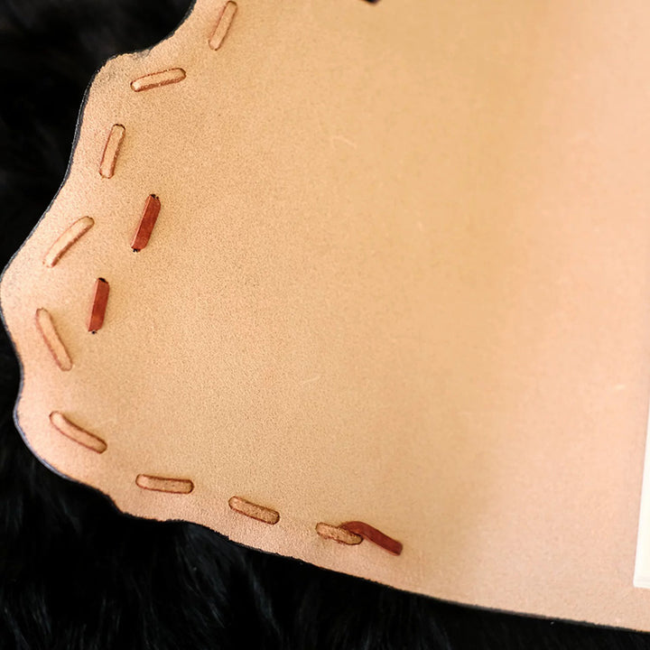 Refillable Journal in Vegetable-Tanned Leather with Beetle Motifs and A5 Ring Binder
