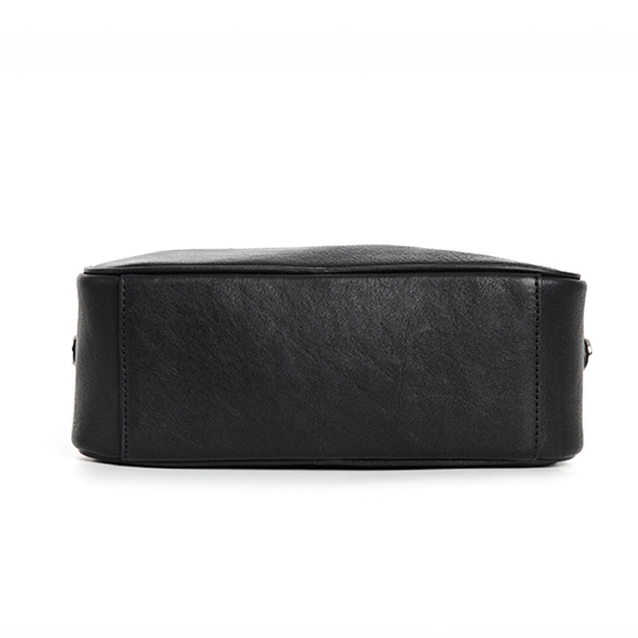 Small Full Grain Leather Boston Bag Top Handle Crossbody Shoulder Bag for Women