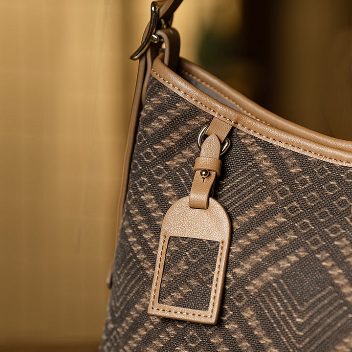 Mulberry Silk Hobo Bag Chinese Xiangyunsha Leather Shoulder Crossbody Bag for Women