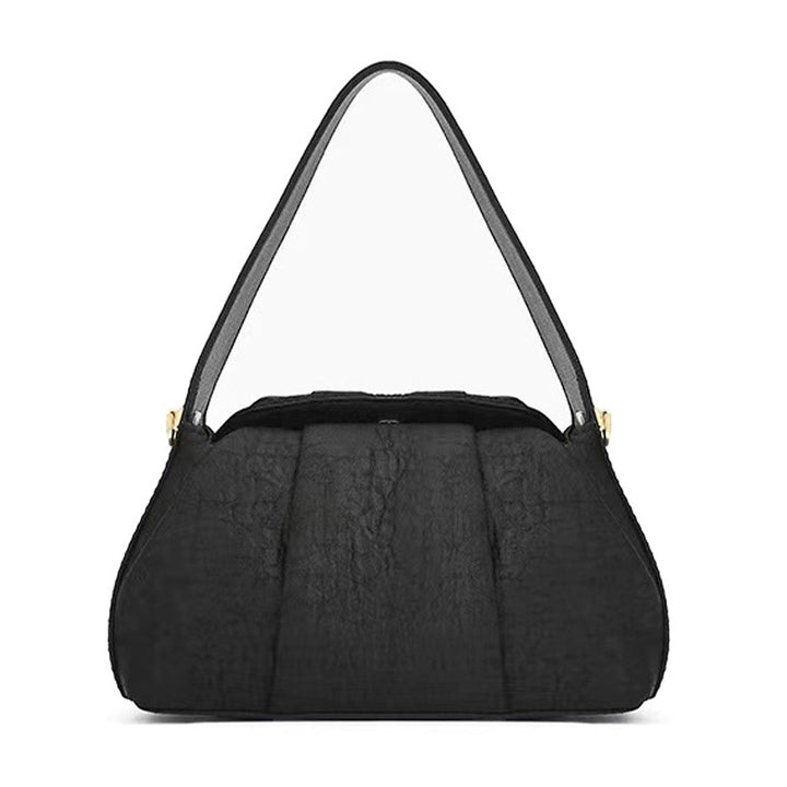 Underarm Top Handle Bag Pink Green &amp; Black Shu Brocade Song Brocade Xiangyunsha