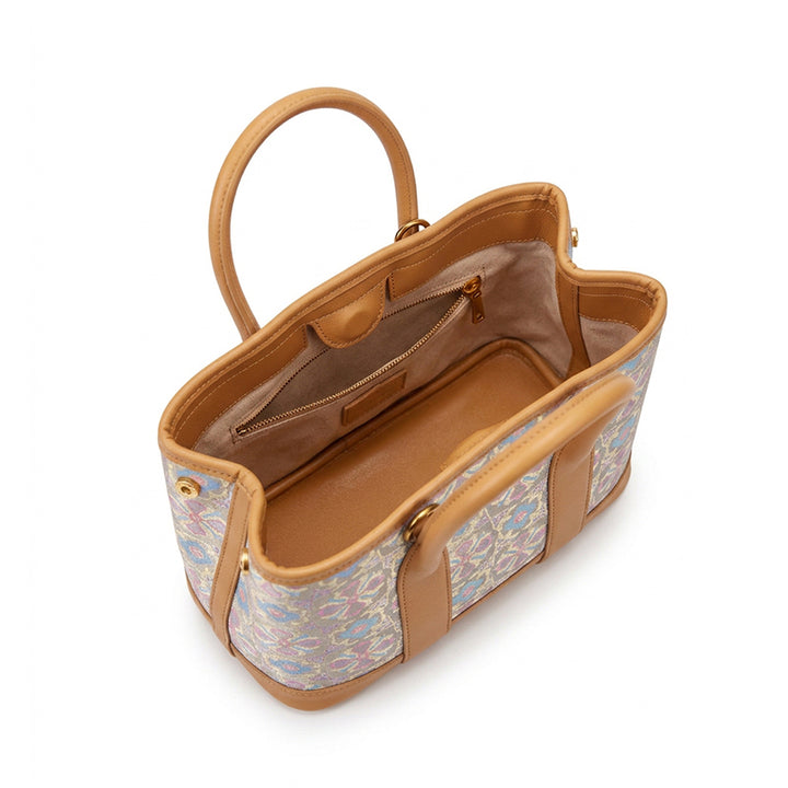 Heritage Xiangyunsha Silk Tote Bag Women Vintage Jacquard Luxury Handbag