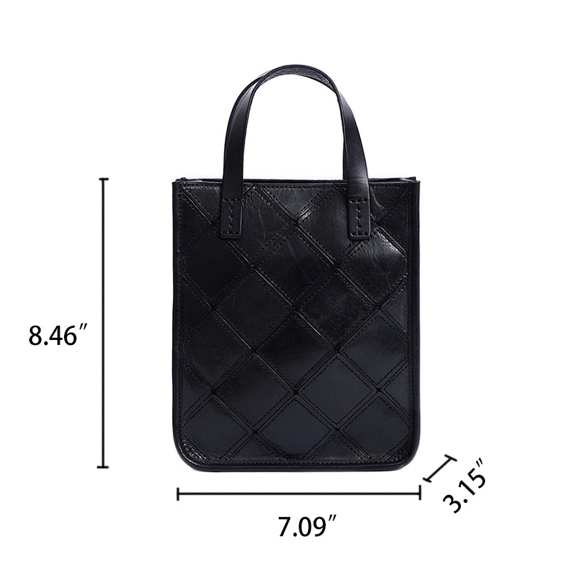 Sac bandoulière vintage en cuir de vachette pour femme, patchwork fait main