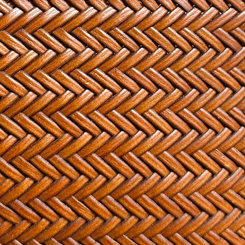 Woven Leather Basket Bag for Women Handmade Cowhide Crossbody Shoulder Handbag
